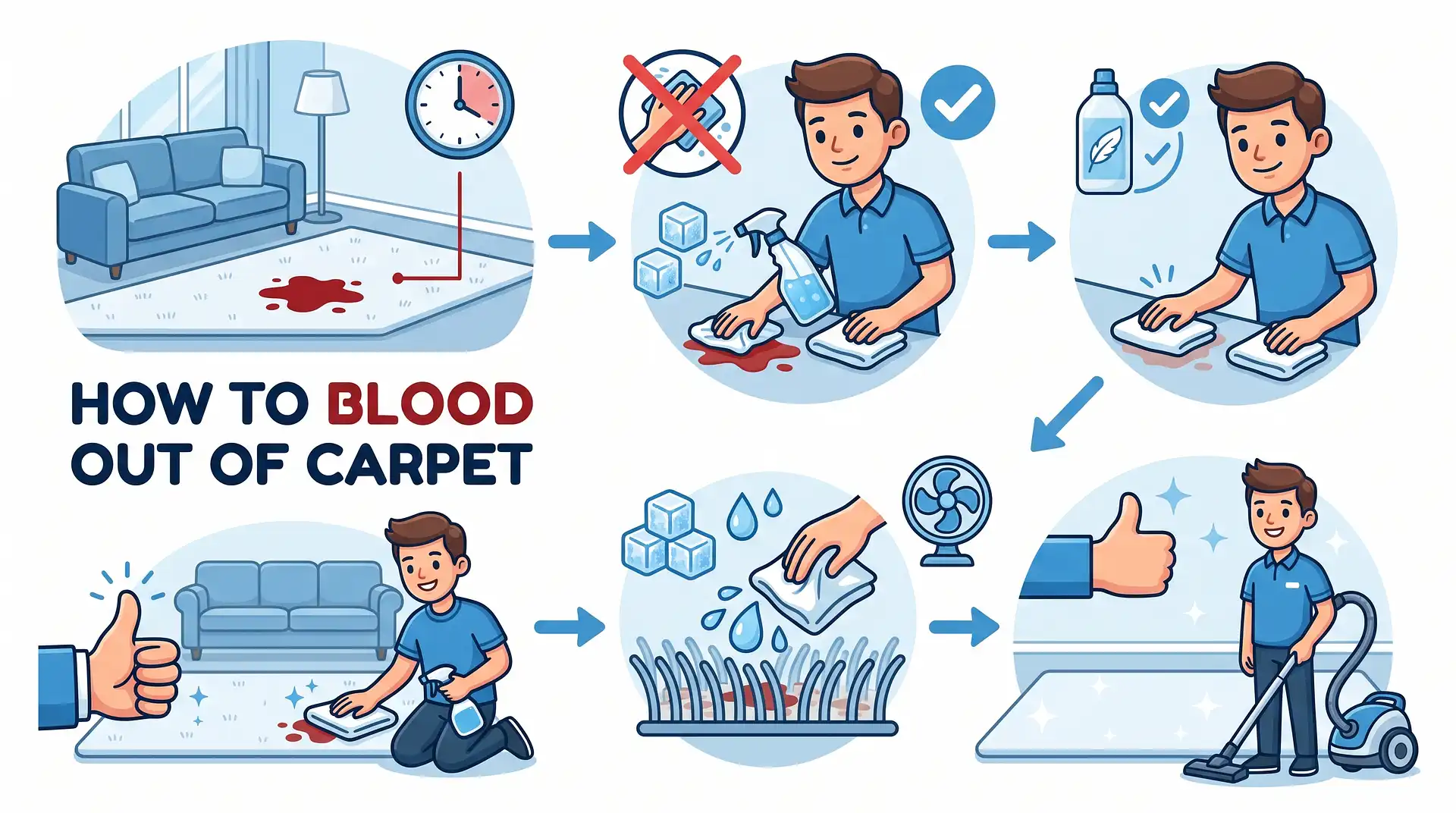 How to Get Blood Out of Carpet