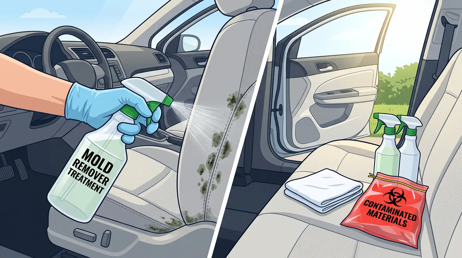 How to Clean Mould Off Car Seats