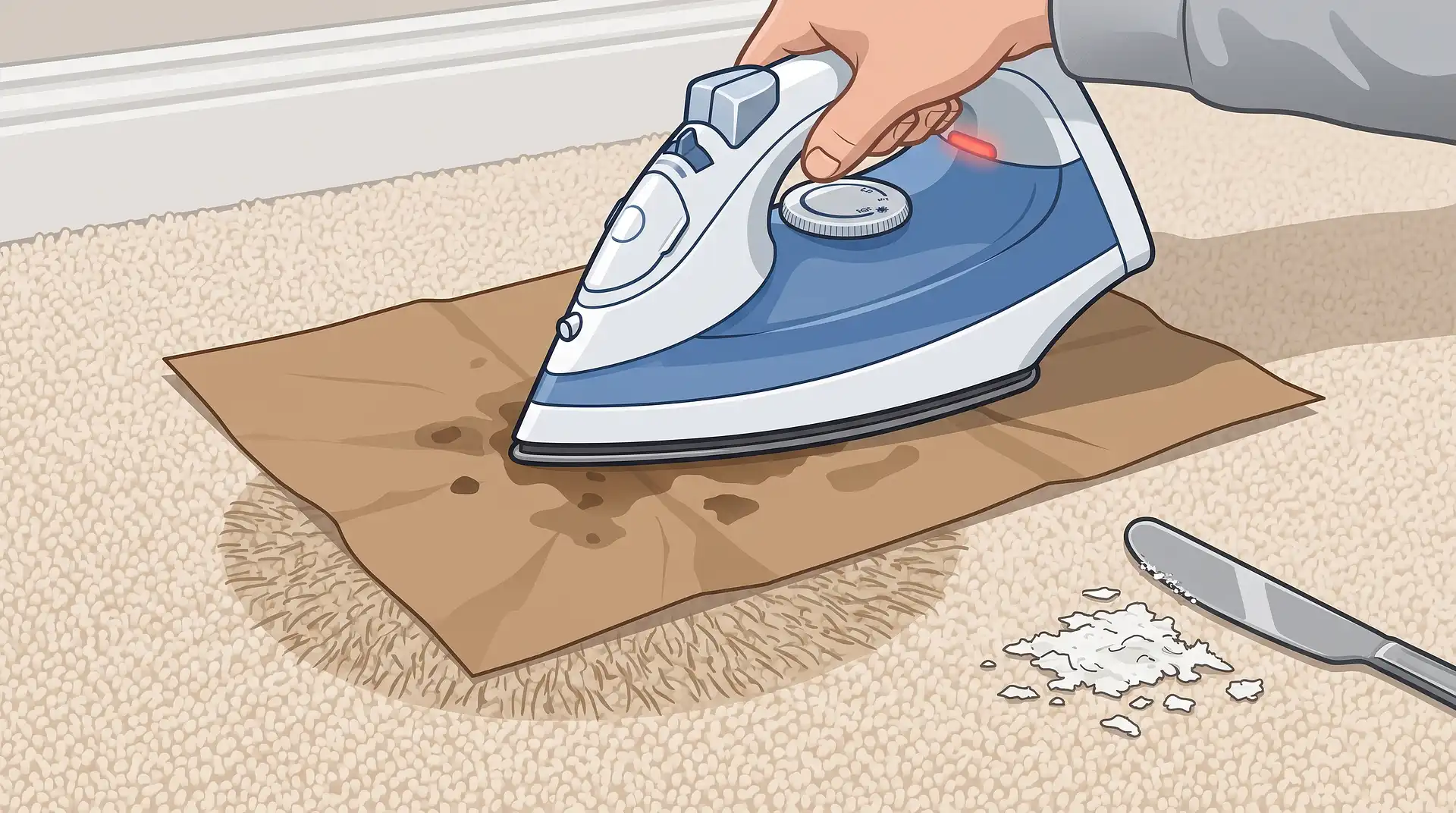 How to Get Wax Out of Carpet