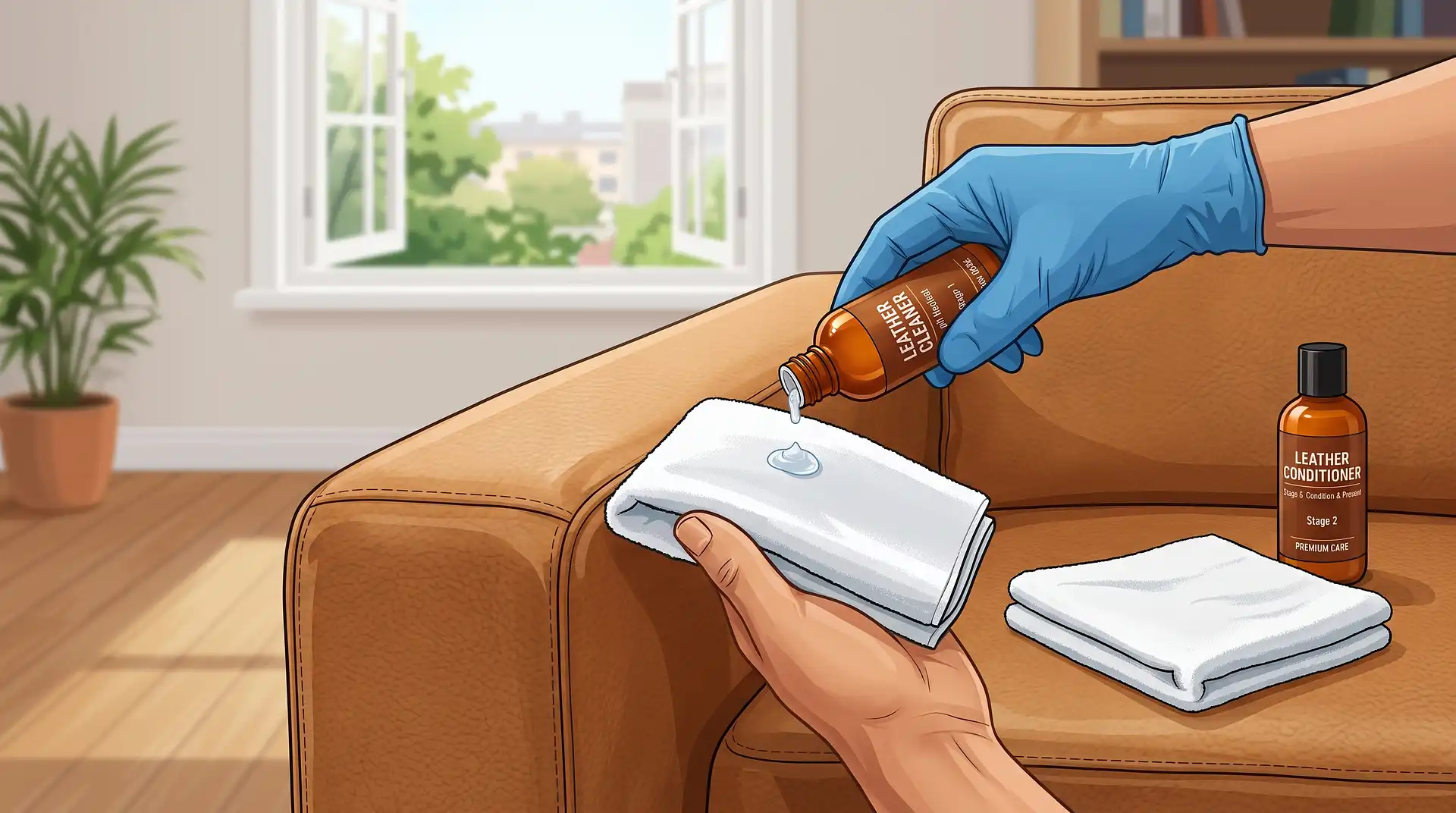 How to Disinfect a Leather Sofa