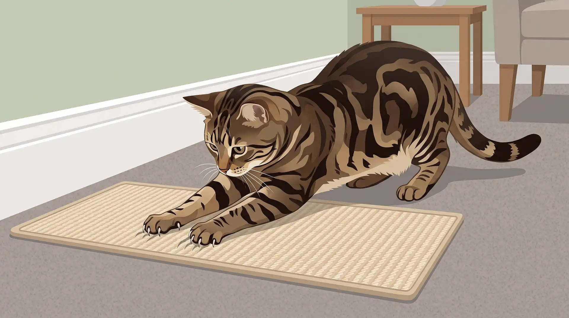 How to Stop Cats Scratching Carpet