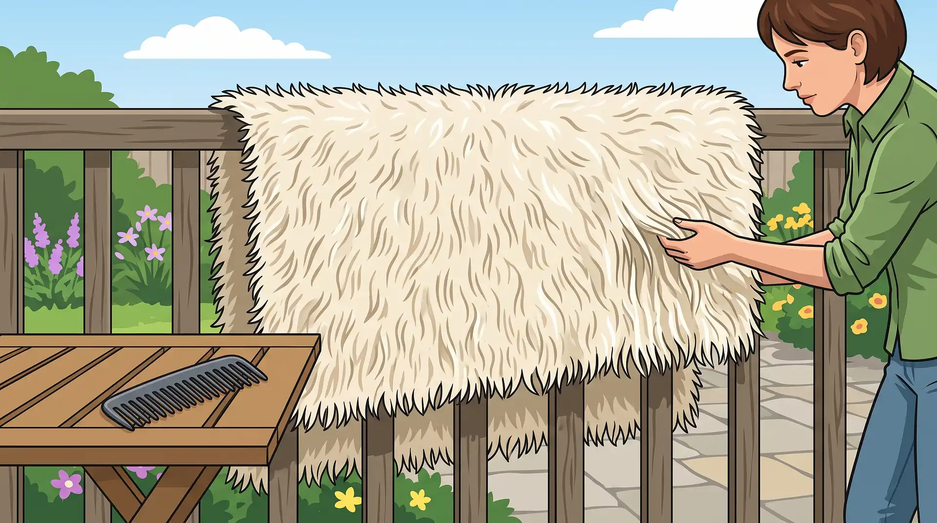 How to Clean a Shaggy Rug
