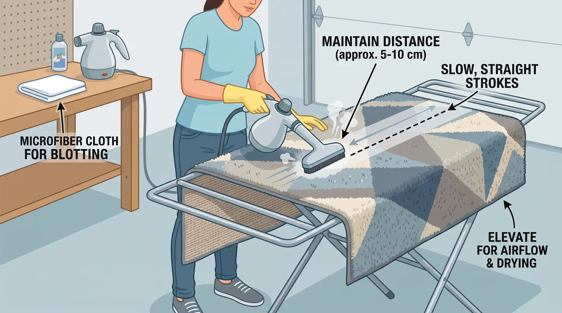 How to Clean a Rug With a Steam Cleaner