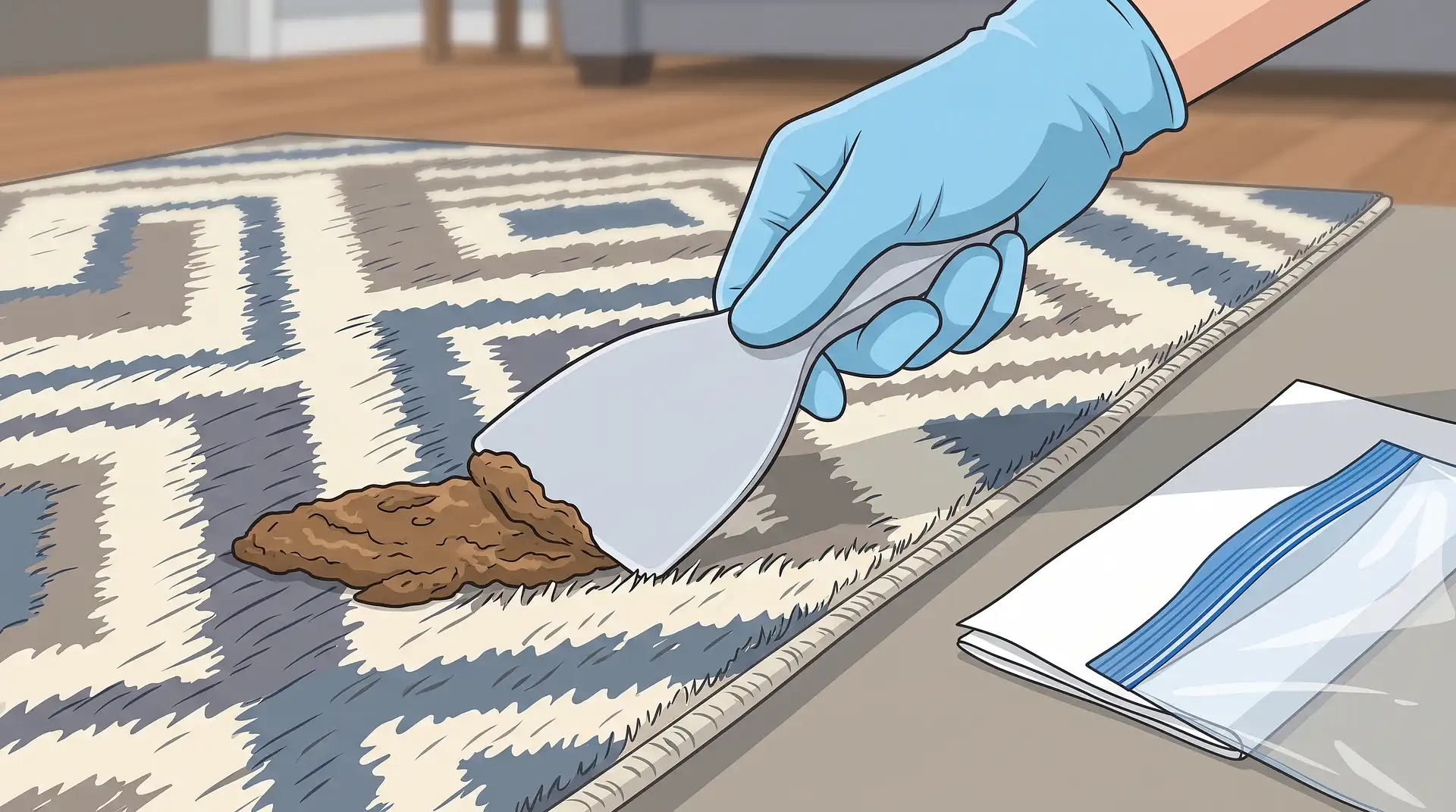 How to Clean Dog Poop Off a Rug