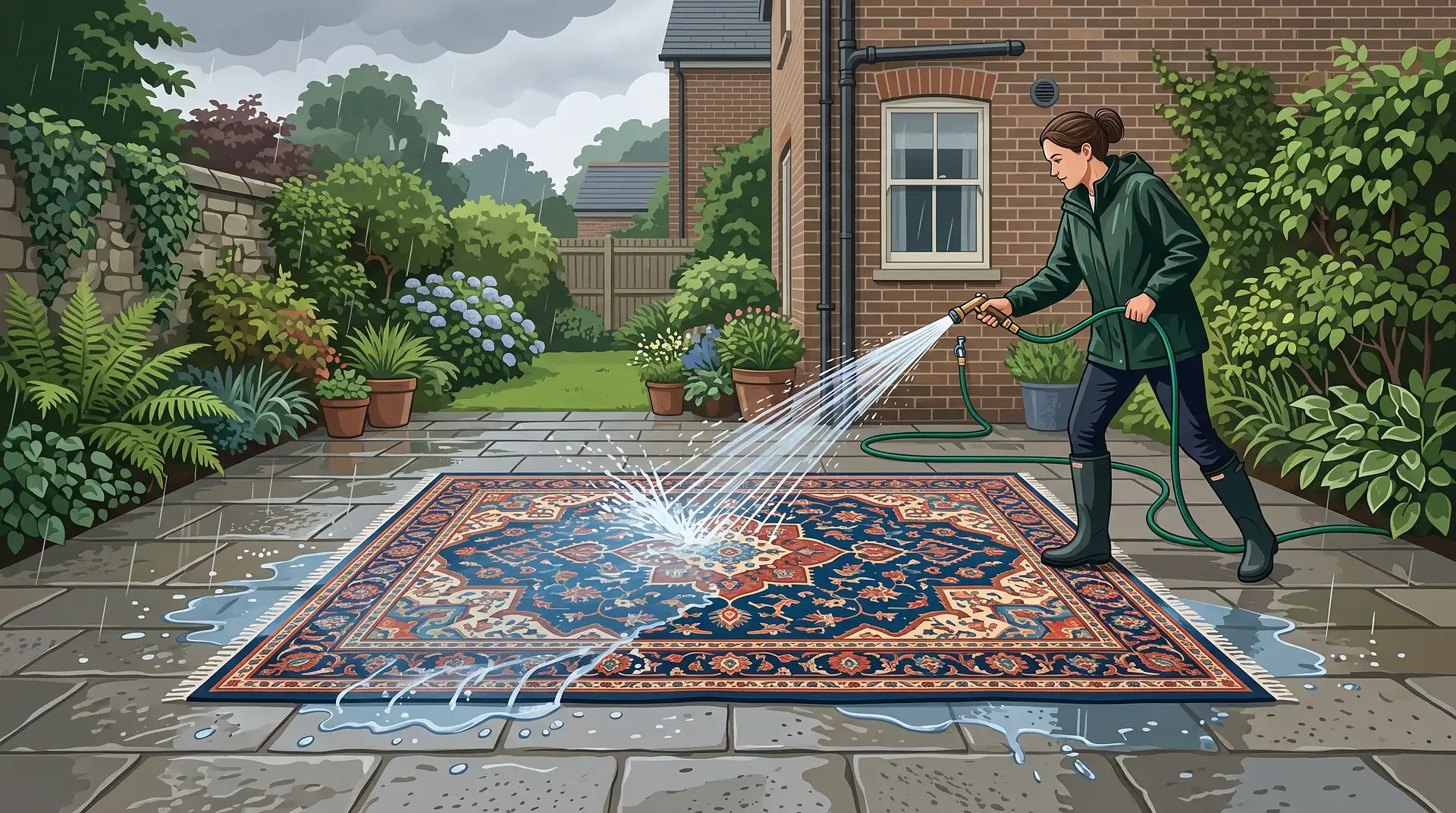 How to Clean an Outdoor Rug